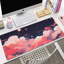 Carpets Kawaii Landscape Gaming Mouse Pad Large Washable Mousepad Computer Game Keyboard Laptop Non Slip Soft Mat For Home Office Decor