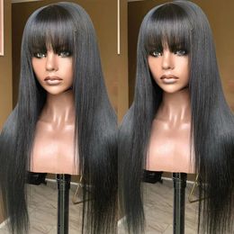Brazilian Straight Lace Front Human Hair Wigs For Women Pre Plucked 4x4 13x4 13x6 Transparent HD Lace Frontal Wig