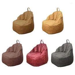 Chair Covers Large Lazy Sofas Cover Chairs Without Filler Linen Cloth Lounger Seat Bean Bag Pouf Puff Couch Tatami Living Room Beanbags