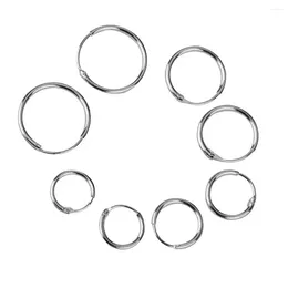 Hoop Earrings 4 Pairs Of Casual Round Small Sleeper Nose