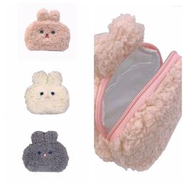 Storage Bags Cartoon Plush Small Bag Coin Cosmetic Zero Purse