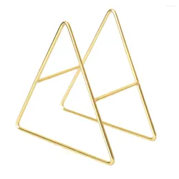 Table Mats Metal Iron Bone Dish Holder Stand Rack Triangle Coasters Support Drink Kitchen Tools