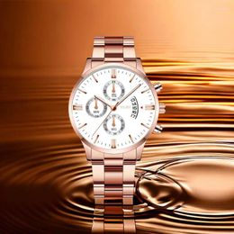 Wristwatches Business Quartz Watch Dial Value Display And Leisure Water Proof For Sports Running Outdoor Work