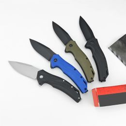 New KS 1645 Multicolor Outdoor Camping Pocket Folding Knife 8Cr13Mov Blade Nylon Brazed Weaver Handle EDC Hunting Survival Military Tactical Knife with Pocket Clip