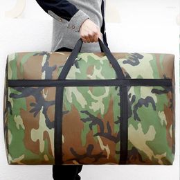 Duffel Bags Packing Moving Waterproof Sturdy Large Thickened Camouflage Luggage For Quilt Oxford Cloth
