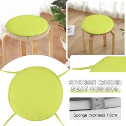 Pillow Round Garden Chair Pads Seat For Outdoor Bistros Stool Patio Dining Room Four Ropes