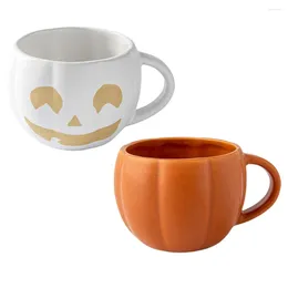 Mugs Office Water Cup Decorative Home Coffee Mug Ceramic Pumpkin Tumbler Novelty