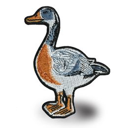 Cartoon Duck Embroidered Patches for Clothing Iron On Clothes DIY Appliqued Embroidery Sew On Jeans Dress Appliques