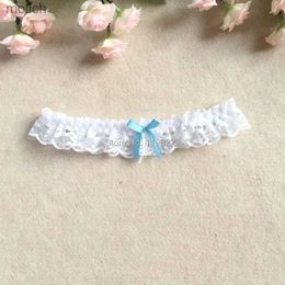 Garters Wholesale womens princess role-playing wedding parties bride lace blue leg rings stockings suspenders WX