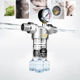Kitchen Faucets Home Pre-filter Water Philtre Tap Pipe Stainless Steel Purifiers Remove Sediment For Bathroom Faucet
