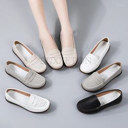 Casual Shoes Women Genuine Leather Loafers Sheos Ballet Flats Ladies Female Spring Moccasins Ballerina Sneakers