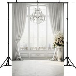 Party Decoration White Curtain Wedding Pography Backdrop Bridal Shower Engagement Banner Portrait Po Studio Props