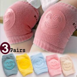 Kids Socks 1-3 pairs of baby knee pads non slip elbows used for crawling walking child safety cotton silicone knee pads pipe socksL2405