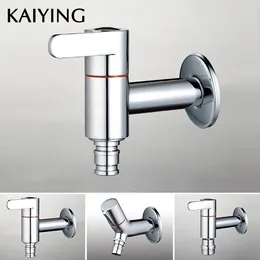 Bathroom Sink Faucets KAIYING Bibcocks Tap For Outdoor Garden Chrome Brass Wall Mount Washing Machine Faucet Bath Toilet Mop Pool Small Taps