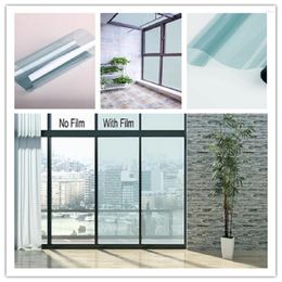 Window Stickers SUNICE UV Proof 75%VLT Light Blue Film Tint Car/house Solar 50cmX300cm Self-adhesive 20inchX9.8feet Glass Use