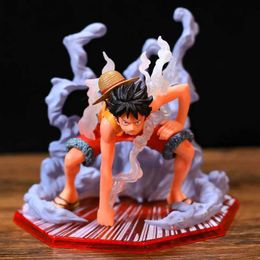 Action Toy Figures New One Piece Luffy Gear 2 Anime Figure Toys Figuras Action Figuras 11.5cm Manga Figurine PVC Collection Model Doll Gift Y240514