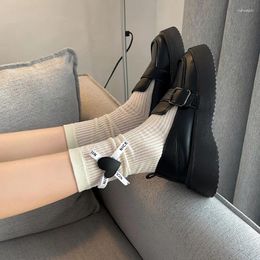 Women Socks College Style JK Lolita Sweet Girls White Harajuku Japanese Fashion School Bandage Long Sock 1Pair