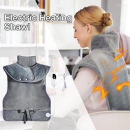 Carpets 10 Gears Adjustable Temperature Winter Warm Shawl Electric Heated Vest Massage Heating Pad With Remote Control