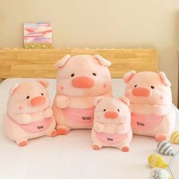 Innovative Milk Tea Lulu Pig Plush Toy Doll Animal Doll Cute Cartoon Doll Sleep Soothing Doll Birthday Gift