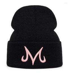 Berets 2022 High Quality Brand Majin Buu Winter Hat Cotton Knitted For Men Women Hip Hop Beanies Cap Hats Bone Garros7179957