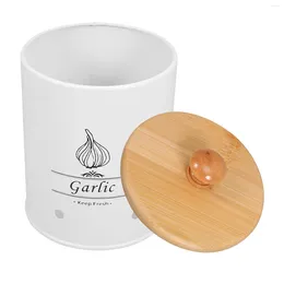 Storage Bottles Garlic Jar Holder Kitchen Household Ginger For Home Container With Lid Potato