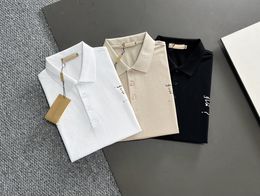 polo shirt mens polo t shirt designer t shirt Fashion tshirt High quality shirt luxury Mens polotshirt shirts 100% Cotton shirt Asian size M-3XL #77