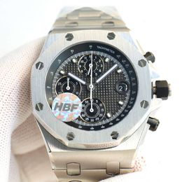 Watch 26400 Automatic APS Ceramics Time APF White Series Factory HPF Steel The 26238 Mechanical Alloy AAAAA Chronograph Designers Movement Men's 0423
