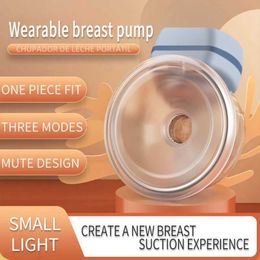 Breastpumps Electric breast pump wearable manual cup BPA free feeding milk collector USB charging Q0514