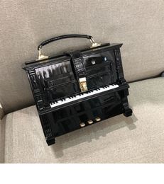 Piano Acrylic Box Shaped Women Purses and Handbags Designer Shoulder Bags Ladies Party ClutchBag Fashion Small Top Handle Purse For Girls Party Cluth Wallets