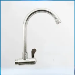 Kitchen Faucets Stainless Steel Faucet Rotate Gold Tap Cold Water Sink Mixer Nozzle