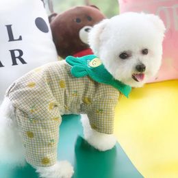Dog Apparel Winter Clothes Jumpsuit Puppy Small Costume Coat Jacket Pomeranian Maltese Poodle Bichon Frise Pet Clothing Overalls