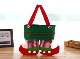 Christmas Candy Bag Elk Pants Treat Pocket Home Party Gifts Decor Xmas Gift Holders Festival Accessories FWF86443765195