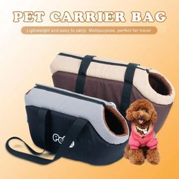 Cat Carriers Pet Bag Outing Portable One-shoulder Handbag Foldable Dog Supplies High Quality