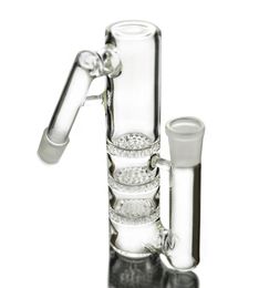 6 Inch 90 Degree 45 Degree 14mm 18mm Joint Ash Catcher Triple comb For Bong Dab Rigs Smoking Accessories8435306