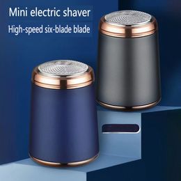 Piccolo rasoio impermeabile per viaggi di lavaggio per viaggi compatto compatto elettrico portatile maschile mini coltello da barba da uomo