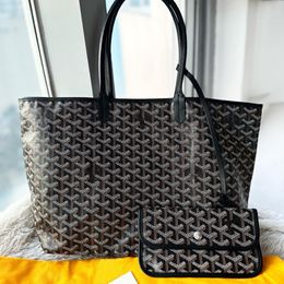 Original Goyyard Designer Bag Goyar Luxury Purse Shoulder Tote Bags Real Leather Women Handbag Mirror Quality Shopping Bag with Wallet Sac Luxe Dhgate New