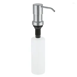 Liquid Soap Dispenser Kitchen Sink Foam Stainless Steel Pump And PP Bottle Detergent Deck Mount 500ml