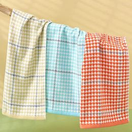 Towel Face Cleaning Cloth Colorfast Soft Bathing Grids Dorm Washing For Travel