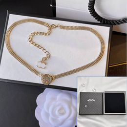 Luxury 18k Gold-Plated Necklace Brand Designer Designs Luxury Necklaces Boutique Gifts Necklaces Boxes Birthday Parties For Charismatic Women