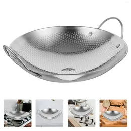 Pans Metal Pan Griddle For Cooking Shabu Stock Pot With Handle Small Pots Household Kitchenware