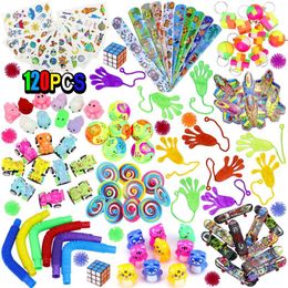 Party Favor 120pcs Kids Birthday Favors Gift Small Toys Combination Giveaway Pinata Stuffing Supplies Carnival Prizes Wedding