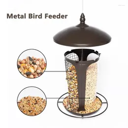 Other Bird Supplies Feeder Metal Wild Squirrel Proof Heavy Duty Large Capacity Weather And Water Resistant Includes Chains & Hook