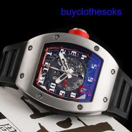 Lastest RM Wrist Watch RM010 Automatisk Mechanical Watch RM010 (Titanium)