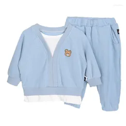 Clothing Sets Spring Autumn Baby Girl Clothes Suit Children Boys Casual T-Shirt Pants 2Pcs/Sets Kids Outfits Toddler Costume Infant