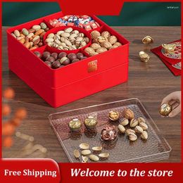 Plates Storage Box Multi-tier Beautifully Household Products Dried Fruit Elegant Design Solid Home Decoration Nut