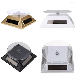 Jewellery Pouches ABS Rotating Display Stand 10x10x4cm 037 Turntable Portable Optical Drive For Watch Phone