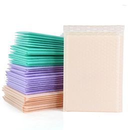 Gift Wrap 50pcs Bubble Mailers Padded Envelopes Bags Blue Purple Self-Seal Gifts Packaging Business Supplies Padding