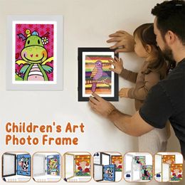 Frames Kids Art With Fixed Strap A4 Front Opening Po To Display Wood Picture Frame Hold For Crafts Drawing