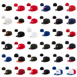 Newest Fitted hats Snapbacks hat baskball Caps All Team Logo Unisex Outdoor Sports Embroidery Cotton flat Closed Beanies flex sun cap size 7-8