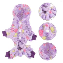 Dog Apparel Pijamas De Mujer Puppy Clothes Costume Jacket Hat Flannel Dogs Pet Costumes
